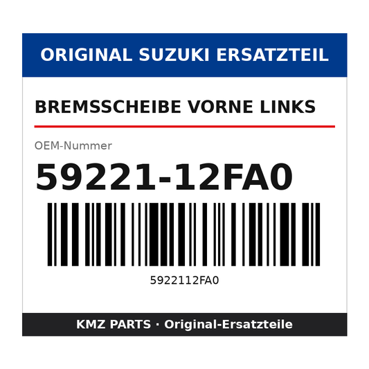 Suzuki Bremsscheibe vorne links 59221-12FA0