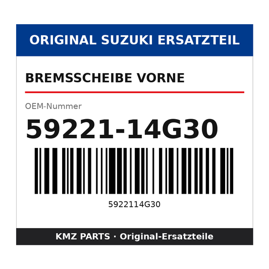 Suzuki Bremsscheibe vorne 59221-14G30