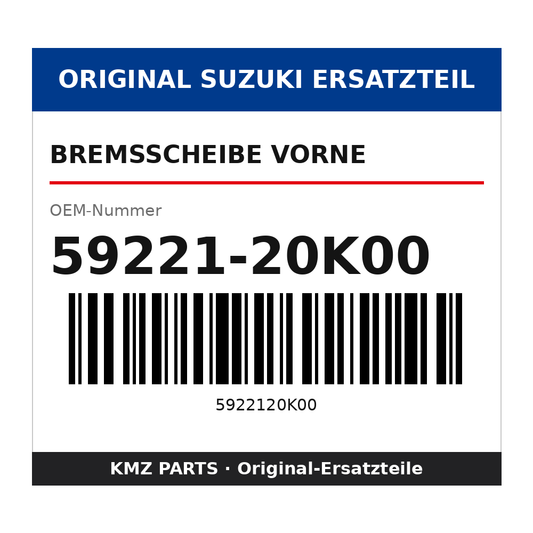 Suzuki Bremsscheibe vorne 59221-20K00