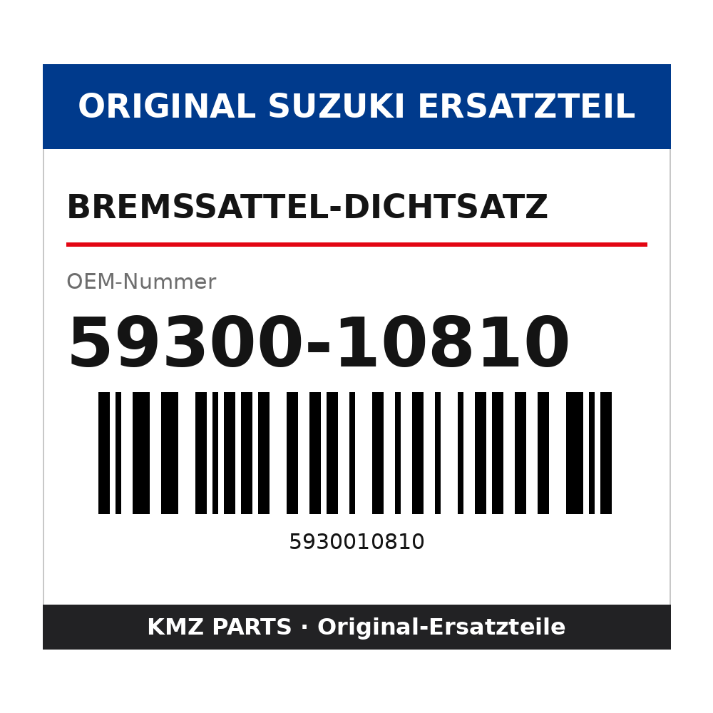 Suzuki Bremssattel-Dichtsatz 59300-10810
