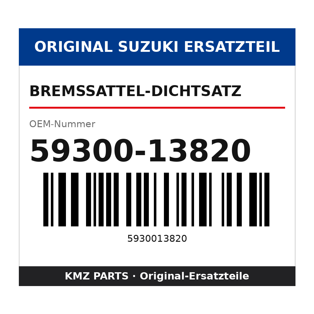 Suzuki Bremssattel-Dichtsatz 59300-13820