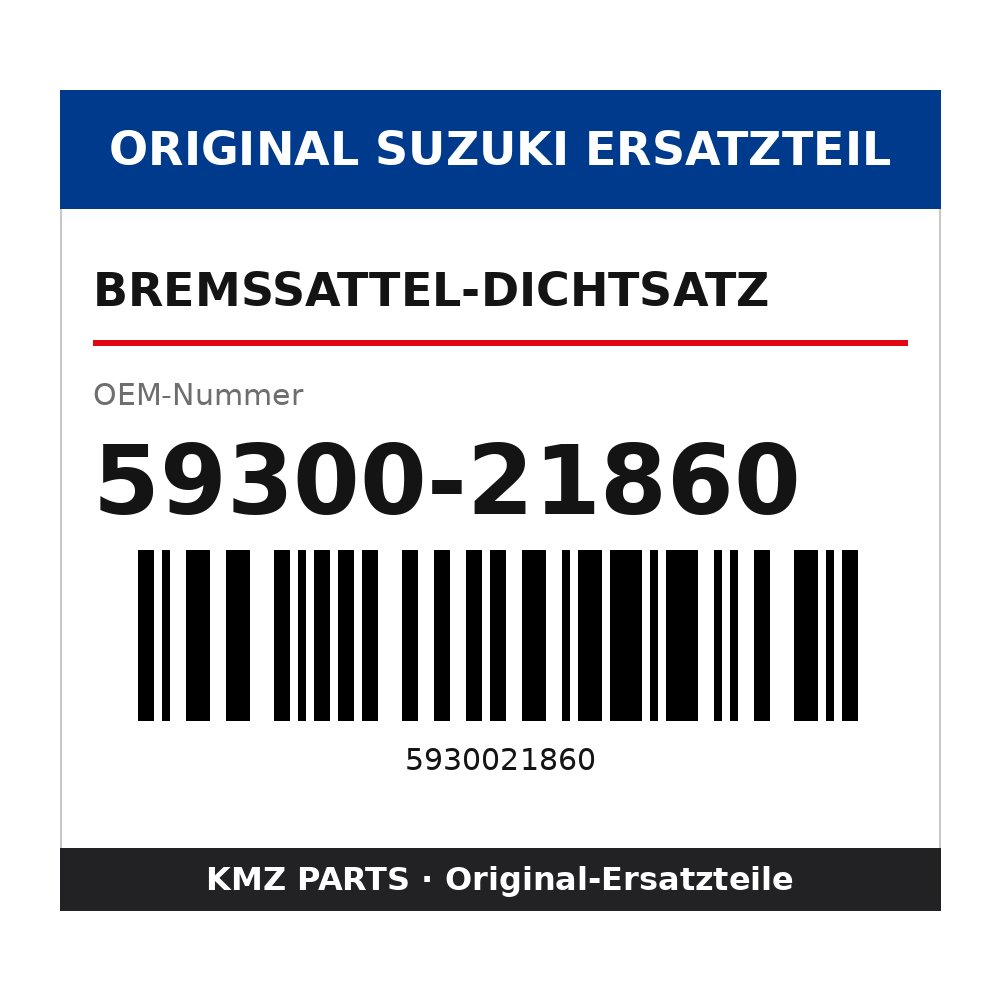 Suzuki Bremssattel-Dichtsatz 59300-21860