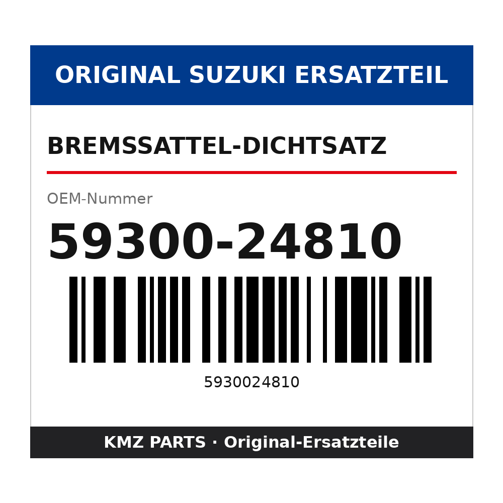 Suzuki Bremssattel-Dichtsatz 59300-24810