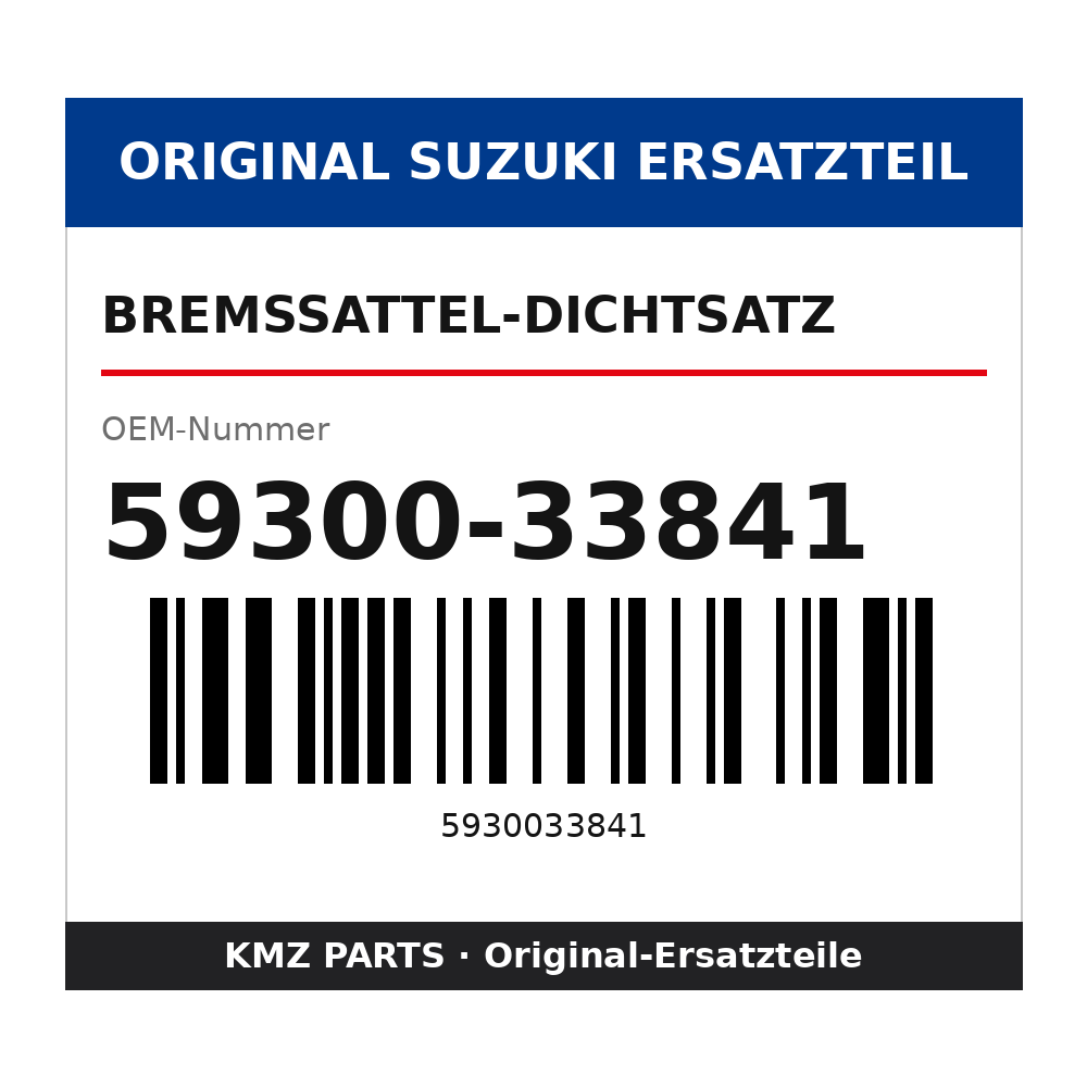 Suzuki Bremssattel-Dichtsatz 59300-33841