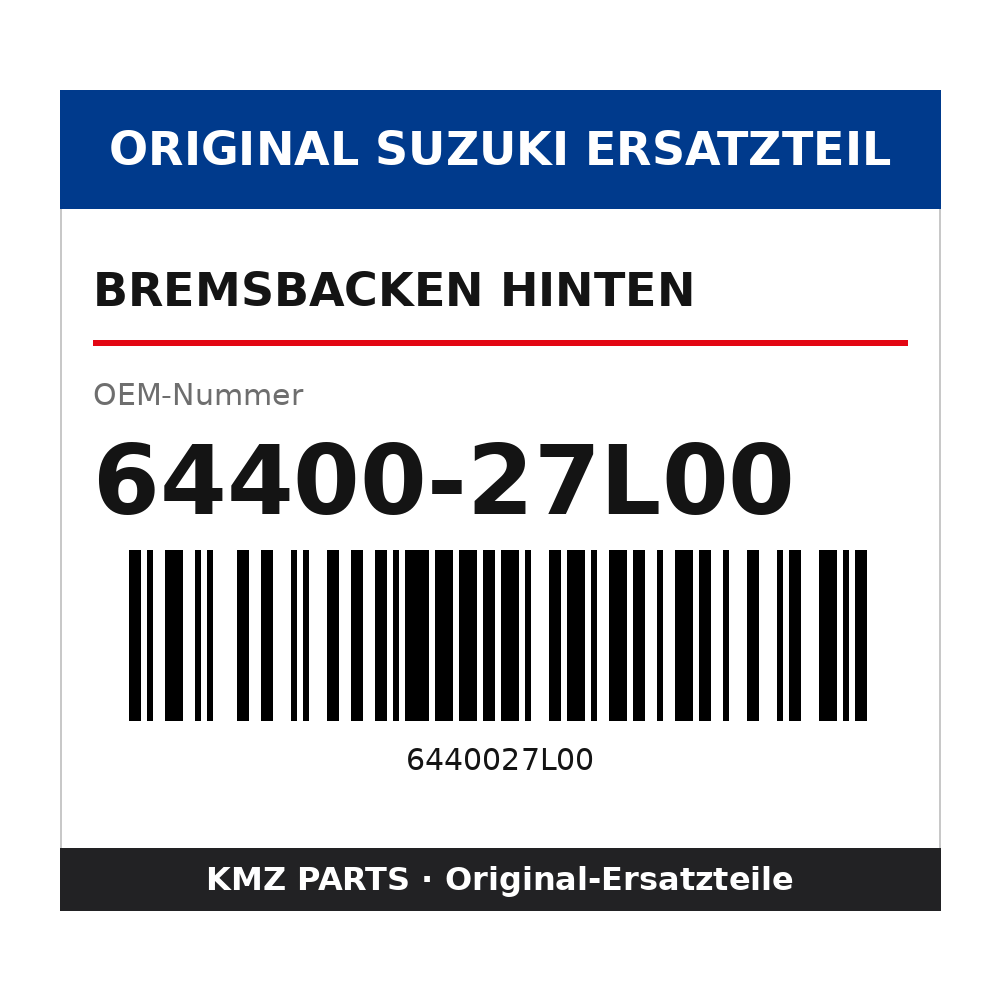 Suzuki Bremsbacken hinten 64400-27L00