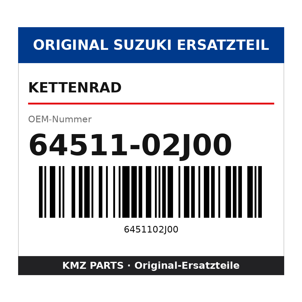 Suzuki Kettenrad 64511-02J00