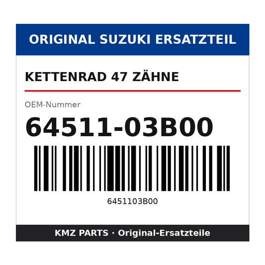 Suzuki Kettenrad 47 Zähne 64511-03B00