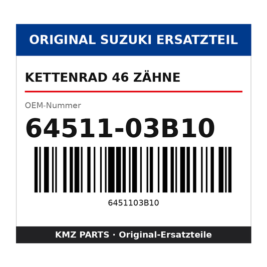Suzuki Kettenrad 46 Zähne 64511-03B10