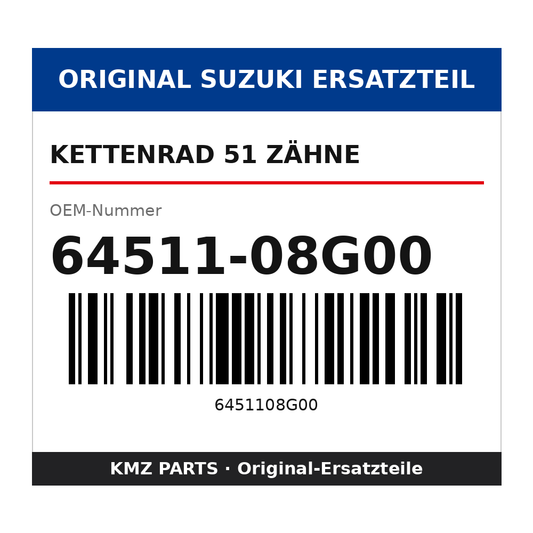 Suzuki Kettenrad 51 Zähne 64511-08G00