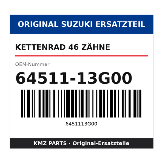 Suzuki Kettenrad 46 Zähne 64511-13G00