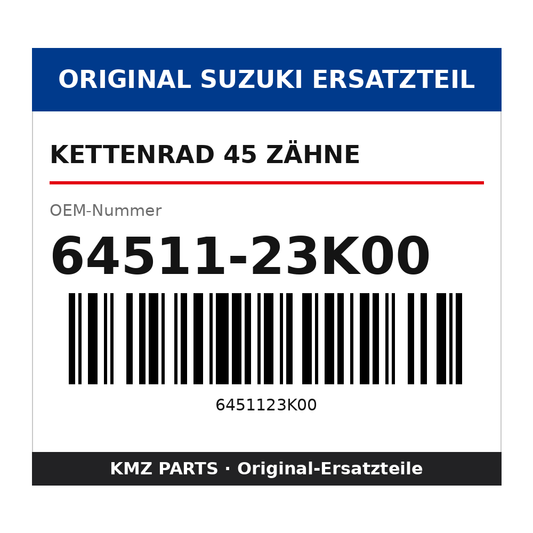 Suzuki Kettenrad 45 Zähne 64511-23K00