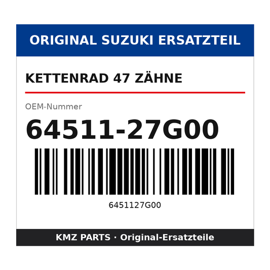 Suzuki Kettenrad 47 Zähne 64511-27G00