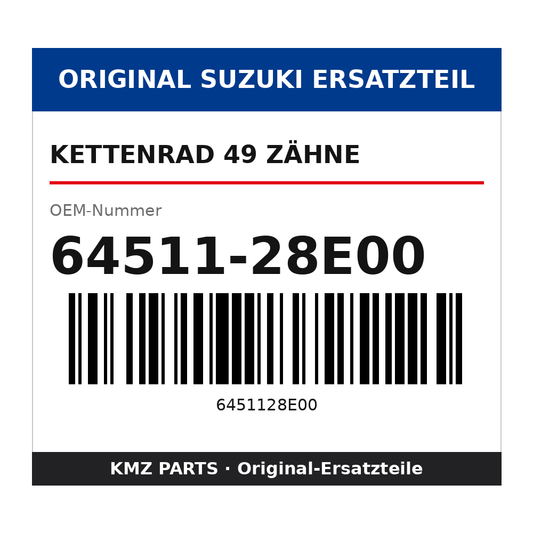 Suzuki Kettenrad 49 Zähne 64511-28E00