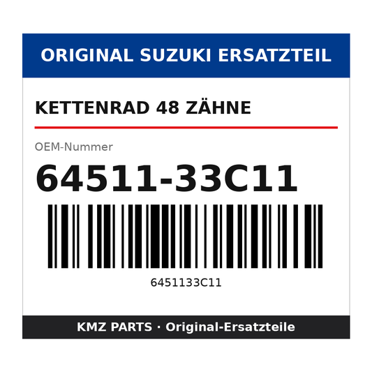 Suzuki Kettenrad 48 Zähne 64511-33C11