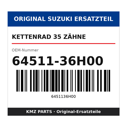 Suzuki Kettenrad 35 Zähne 64511-36H00