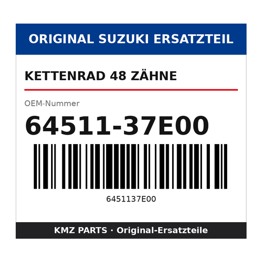 Suzuki Kettenrad 48 Zähne 64511-37E00