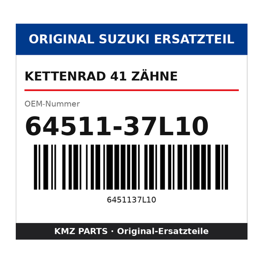 Suzuki Kettenrad 41 Zähne 64511-37L10