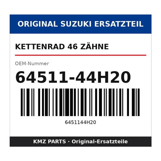 Suzuki Kettenrad 46 Zähne 64511-44H20