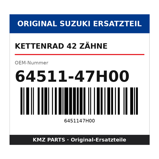 Suzuki Kettenrad 42 Zähne 64511-47H00