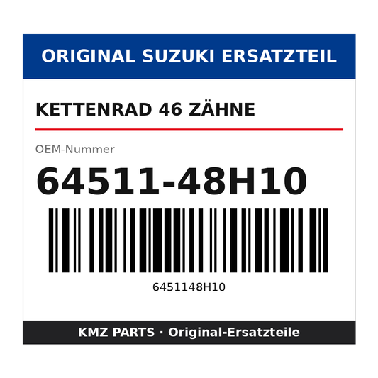 Suzuki Kettenrad 46 Zähne 64511-48H10