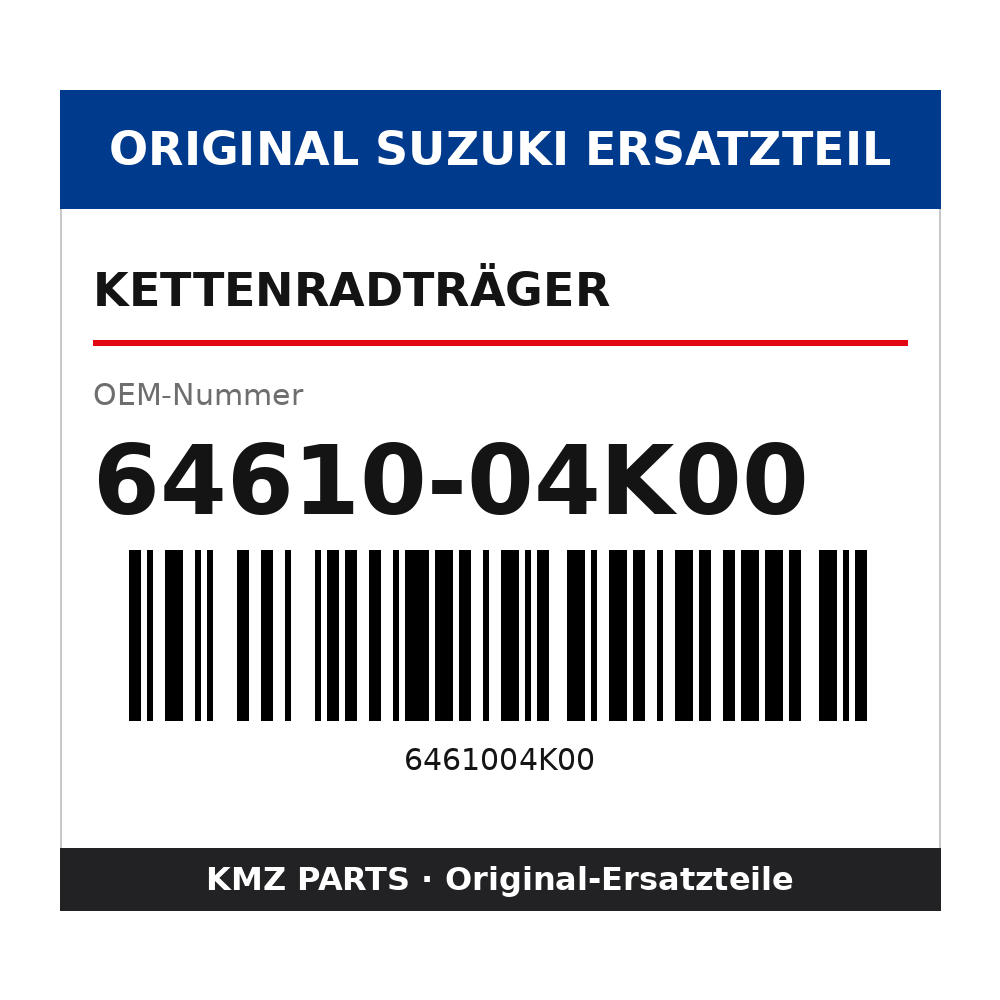 Suzuki Kettenradträger 64610-04K00