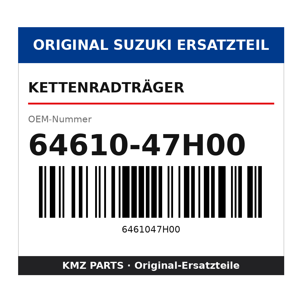 Suzuki Kettenradträger 64610-47H00