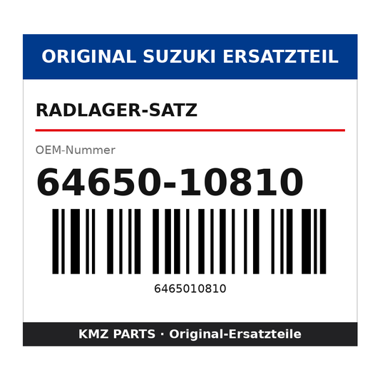 Suzuki Radlager-Satz 64650-10810