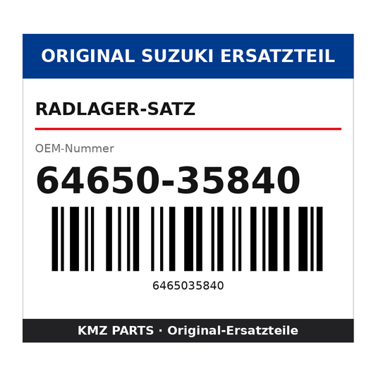 Suzuki Radlager-Satz 64650-35840