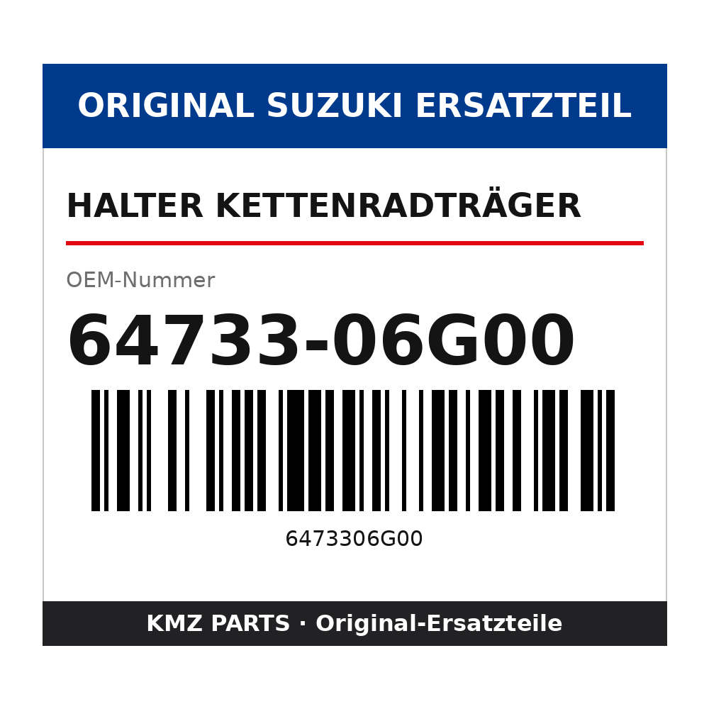 Suzuki Halter Kettenradträger 64733-06G00