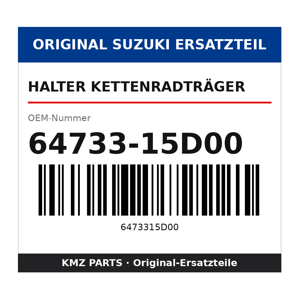 Suzuki Halter Kettenradträger 64733-15D00