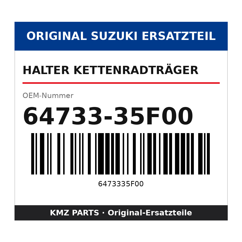 Suzuki Halter Kettenradträger 64733-35F00