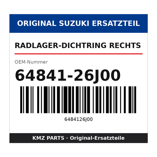 Suzuki Radlager-Dichtring rechts 64841-26J00