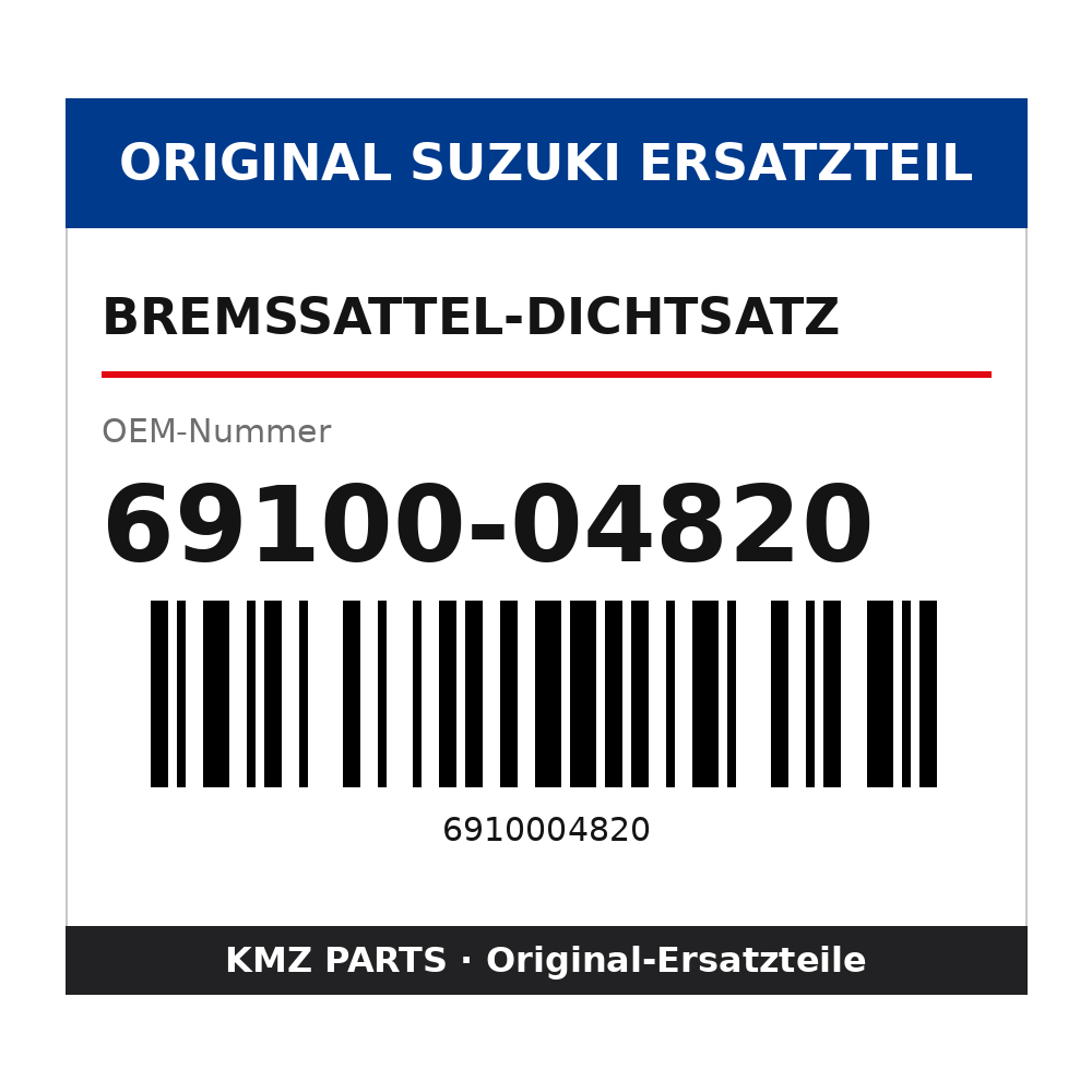 Suzuki Bremssattel-Dichtsatz 69100-04820