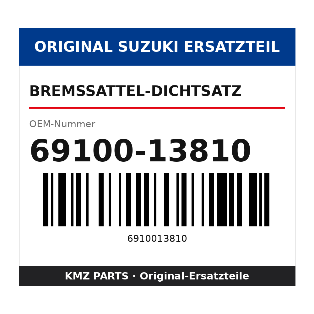 Suzuki Bremssattel-Dichtsatz 69100-13810