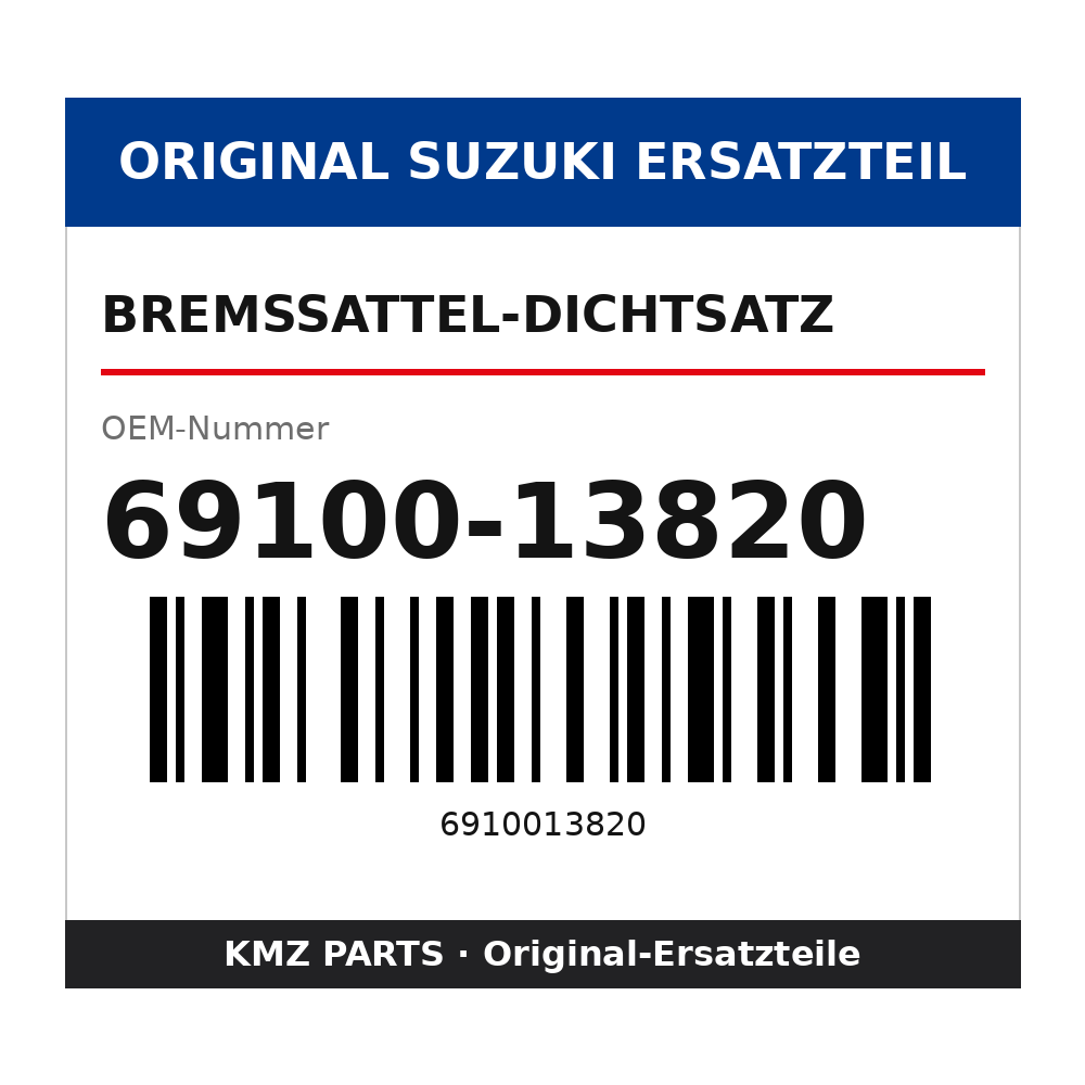 Suzuki Bremssattel-Dichtsatz 69100-13820