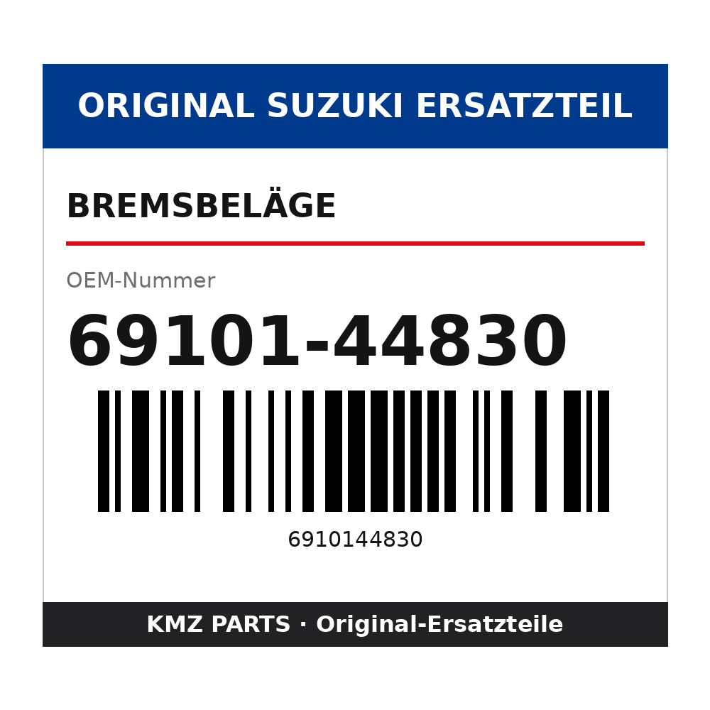Suzuki Bremsbeläge 69101-44830