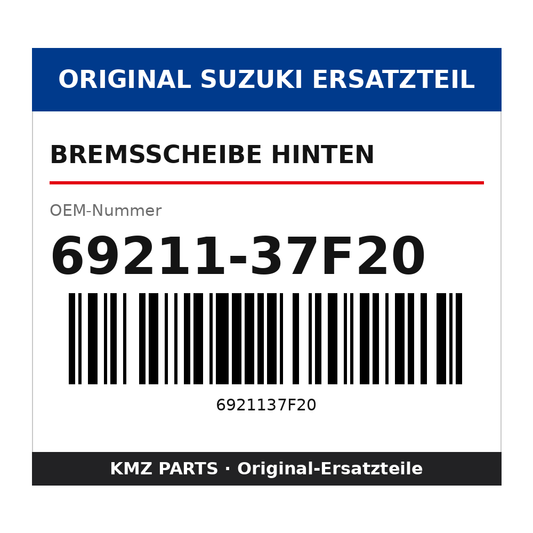 Suzuki Bremsscheibe hinten 69211-37F20