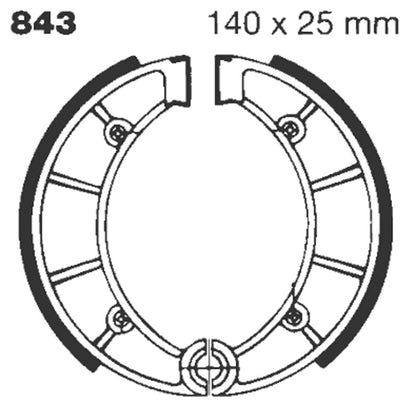 Bremsbacken EBC 843 G