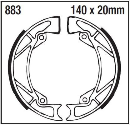 Bremsbacken EBC 883