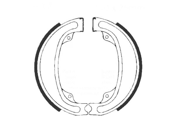 EBC Bremsbacken H324