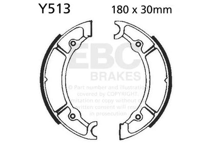 EBC Y513 Bremsbacken