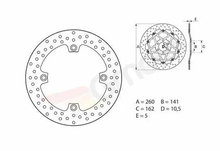 Bremsscheibe Brembo 68B40780 vorne