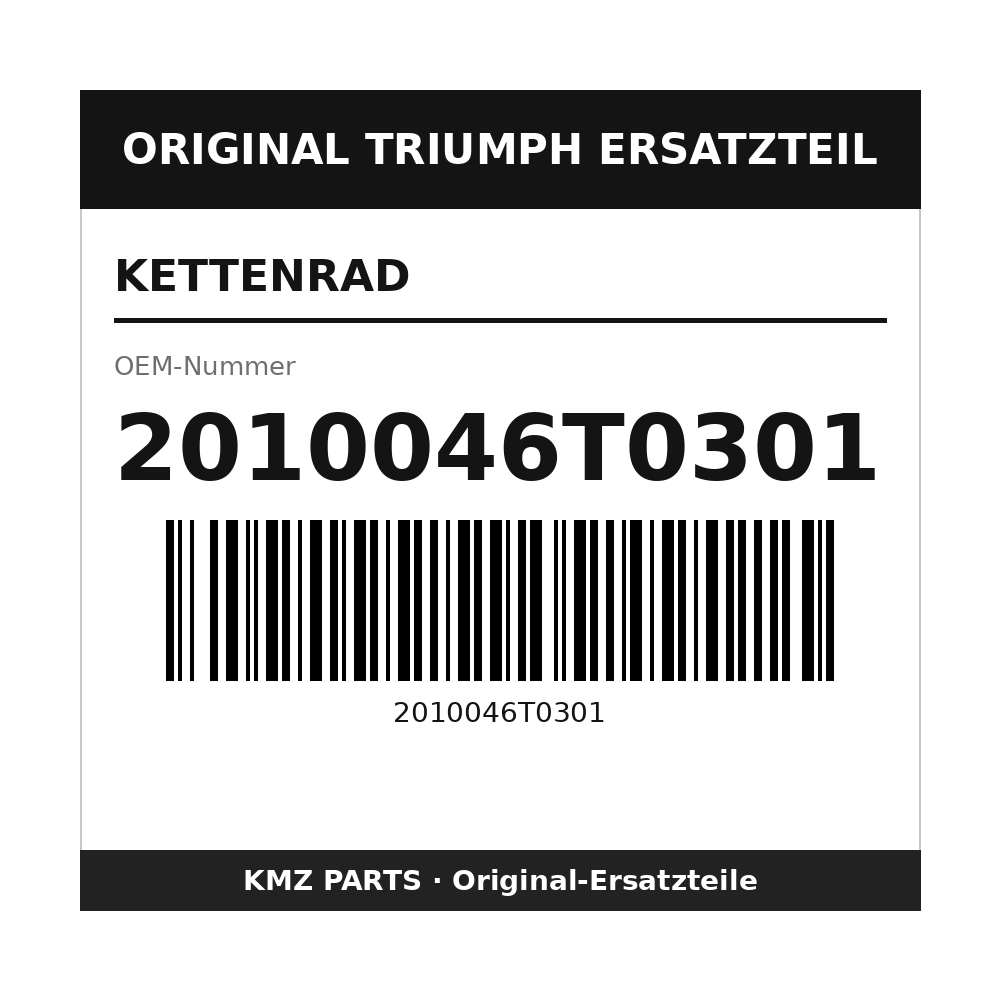 Triumph Kettenrad 2010046T0301