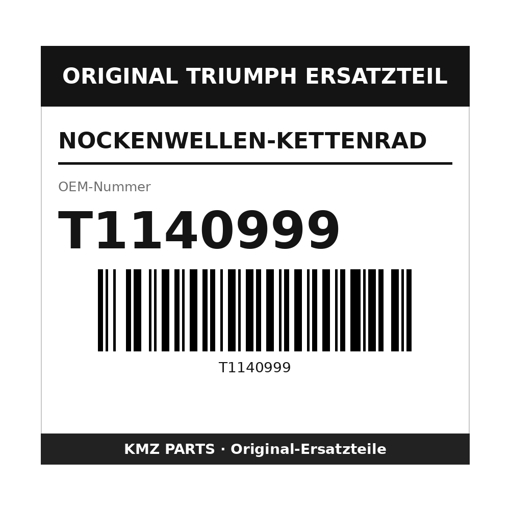 Triumph Nockenwellen-Kettenrad T1140999