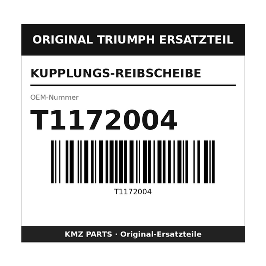 Triumph Kupplungs-Reibscheibe T1172004