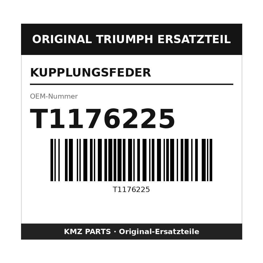 Triumph Kupplungsfeder T1176225