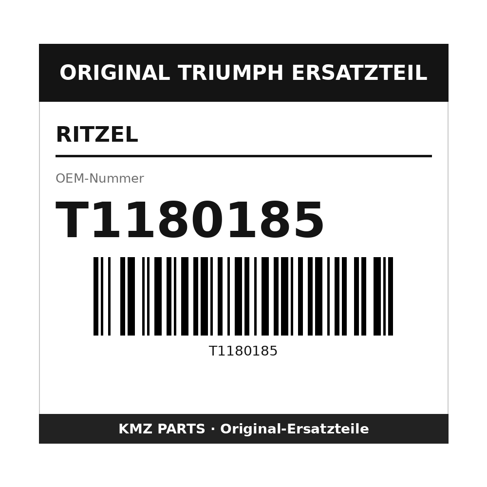 Triumph Ritzel T1180185