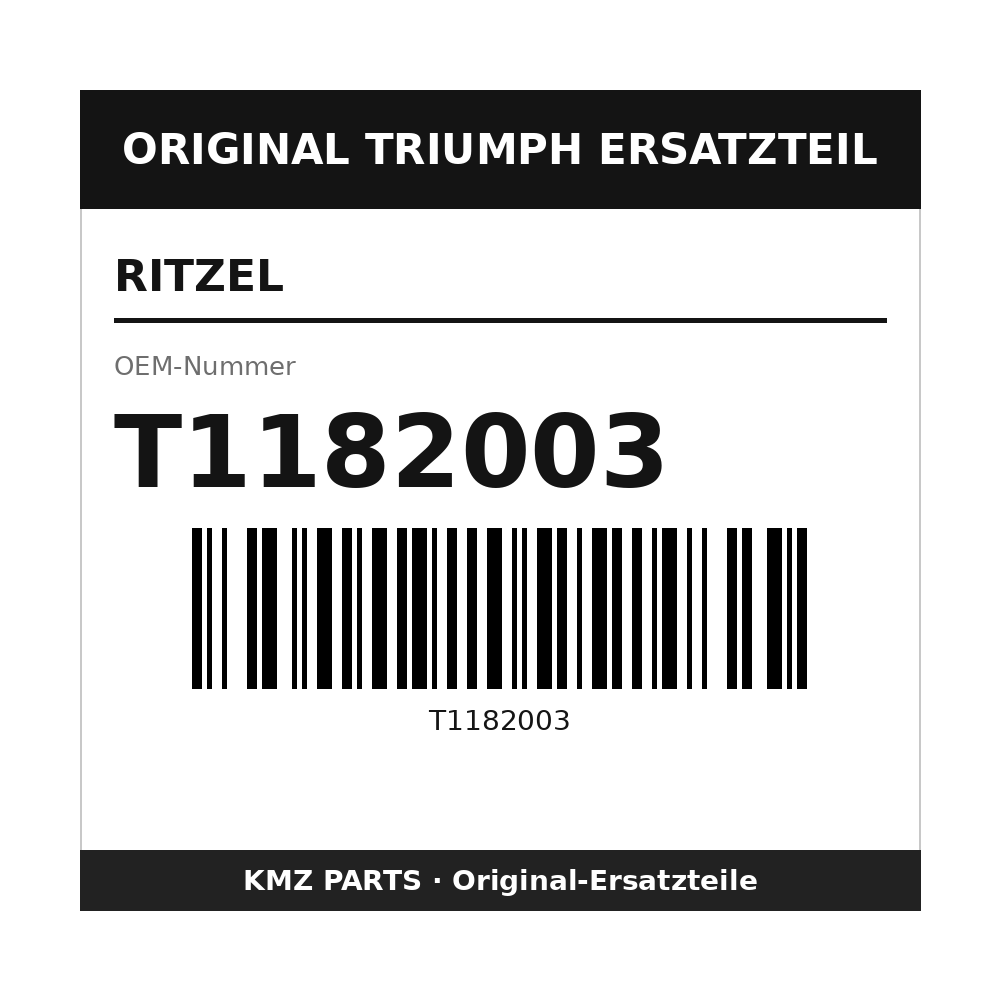 Triumph Ritzel T1182003