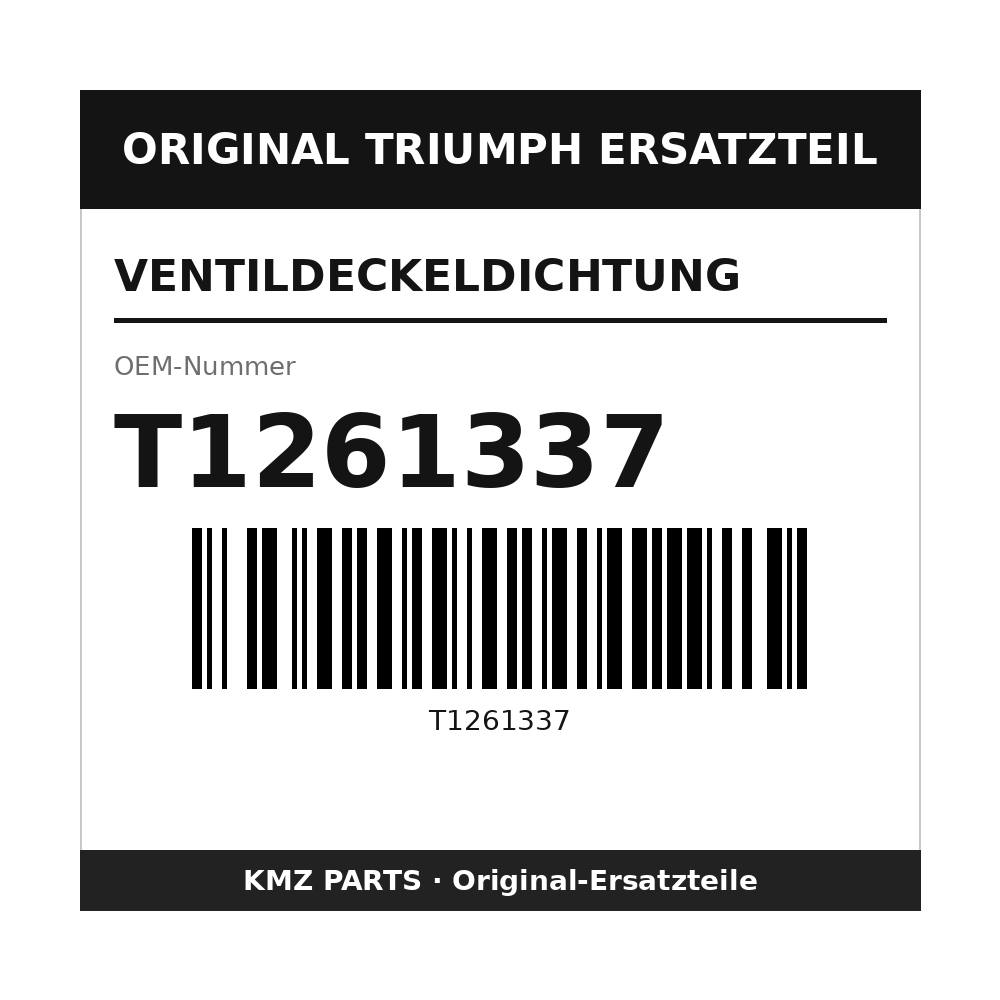 Triumph Ventildeckeldichtung T1261337
