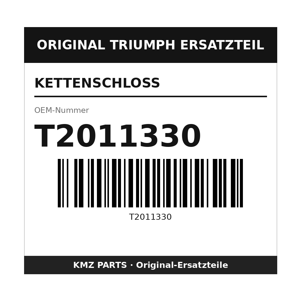 Triumph Kettenschloss T2011330